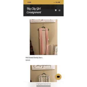 PINK POLKA Dot Overlay 1-719